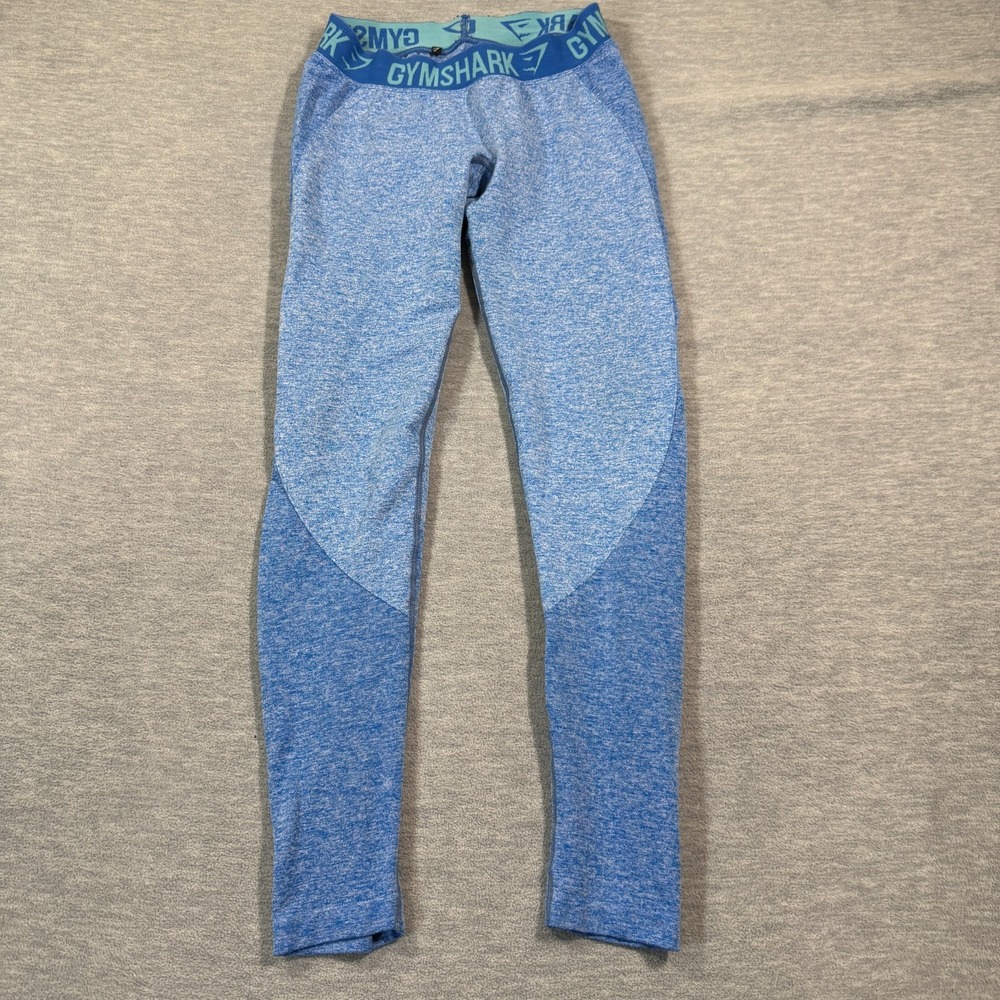 Gymshark Leggings Women M Blue‎ DRY Compression Base Layer Moisture Wicking Gym